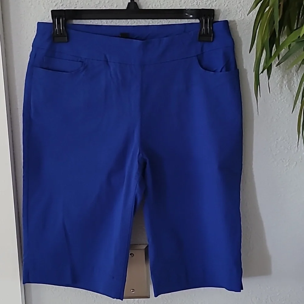 2 for 1!! Slimsations Green/Blue Shorts 6 - Picture 4 of 8